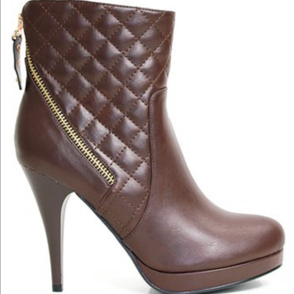 Brown booties